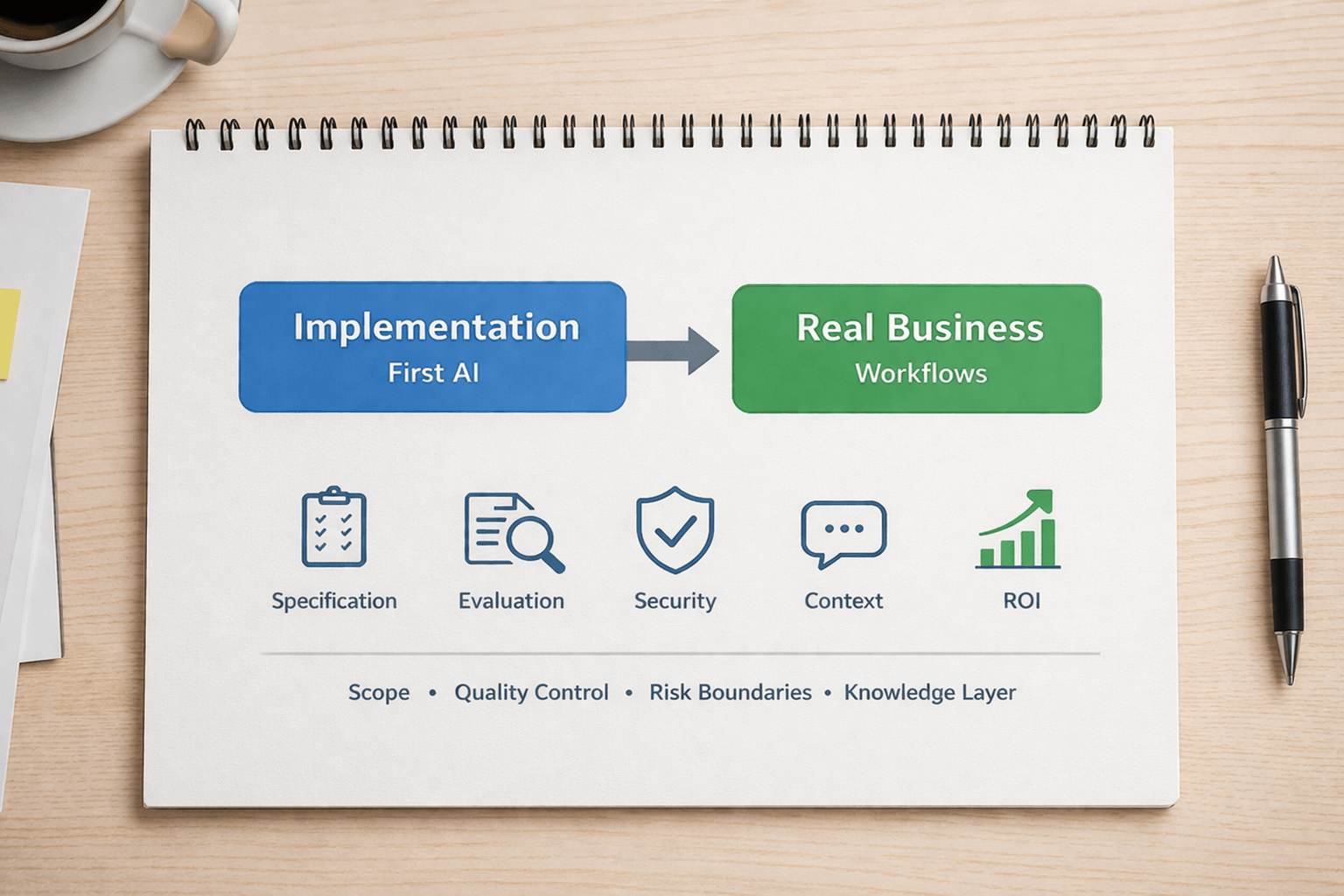 Implementation-First AI for Real Business Workflows cover